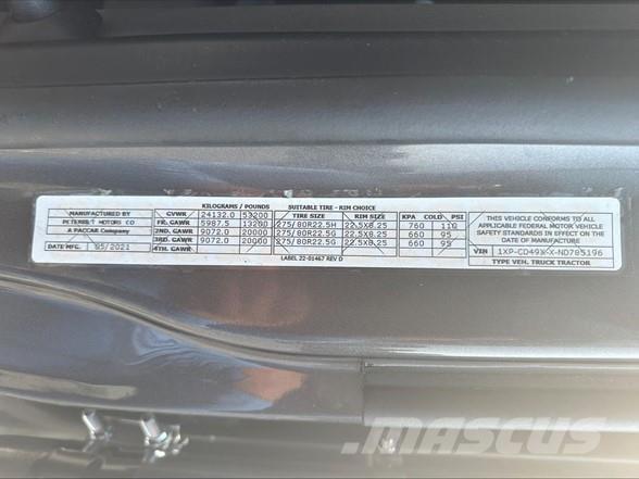 Peterbilt 567 Cabezas tractoras