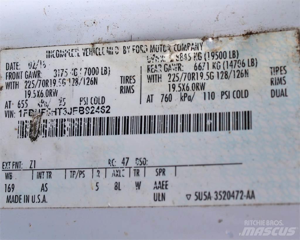 Ford F550 Camiones volquete para virutas de madera