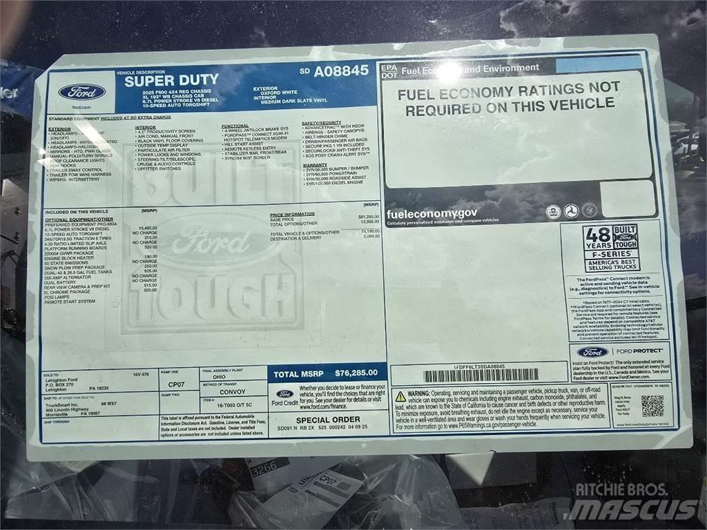 Ford F600 Camiones bañeras basculantes o volquetes