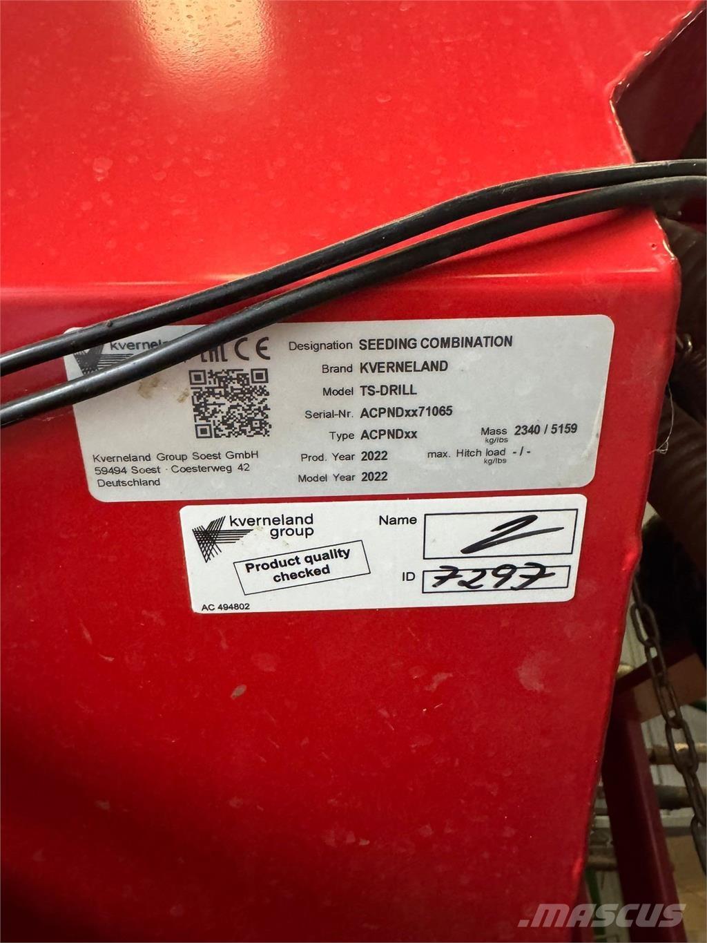 Kverneland 4.8M Agricultura - Otros