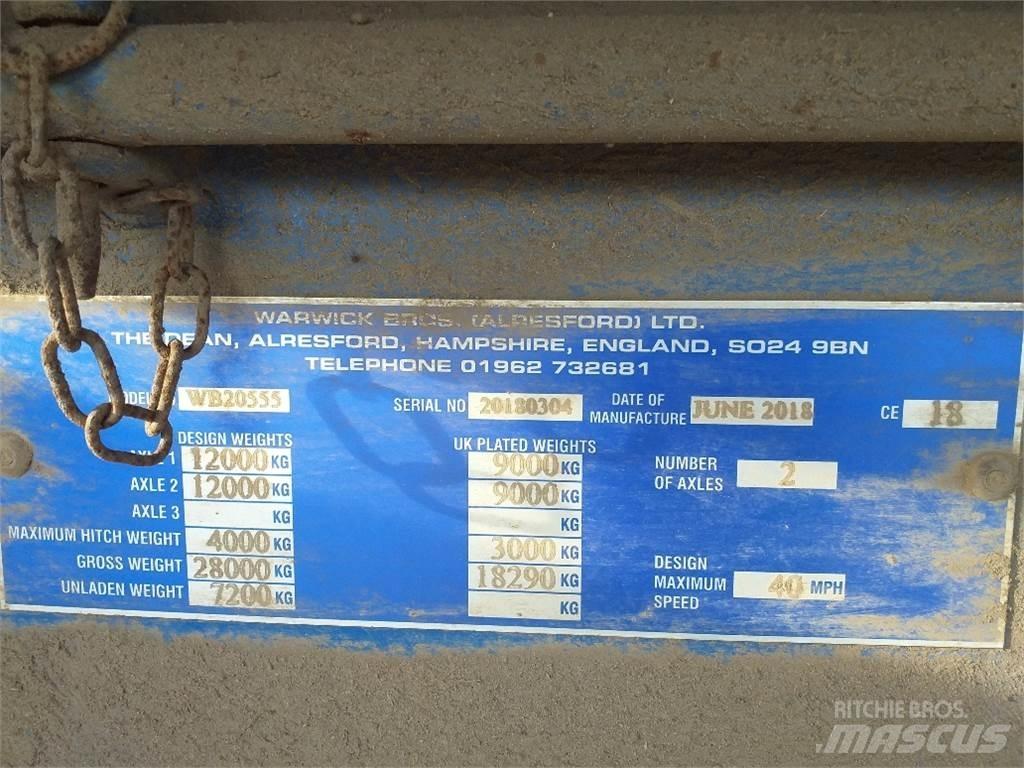  WARWICK 20 TONNE Otros remolques