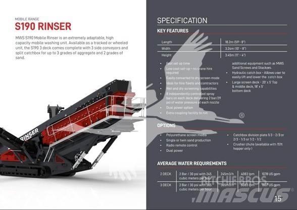 MWS S190 Construcción - Otros