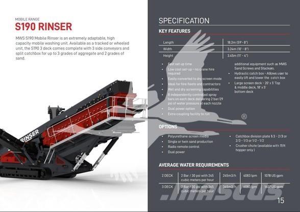 MWS S190 Construcción - Otros