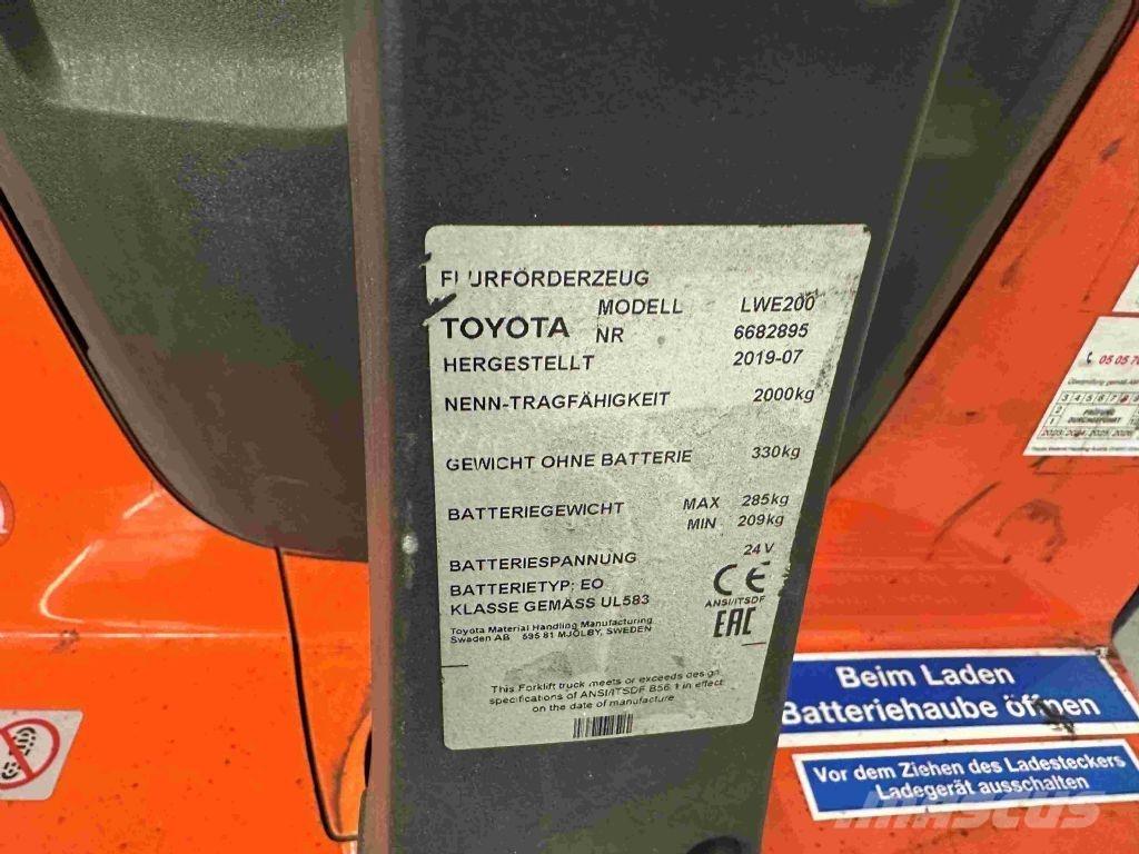 Toyota LWE 200 Transpaletas Electricas