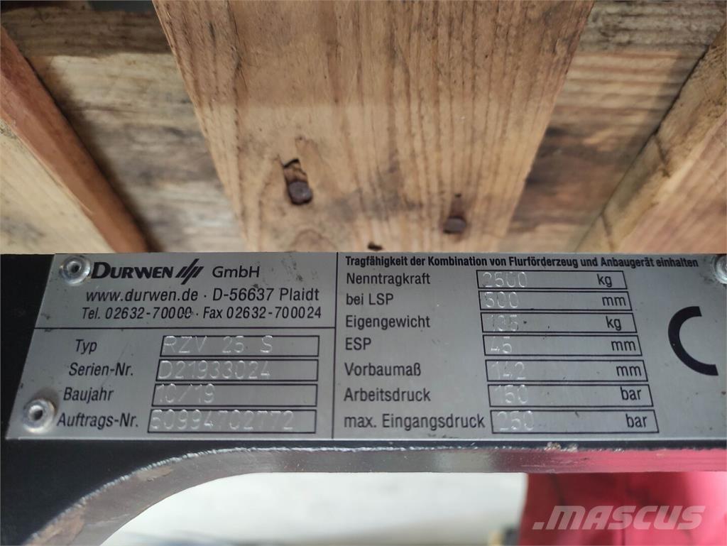 Durwen RZV 25 S Almacenaje - Otros