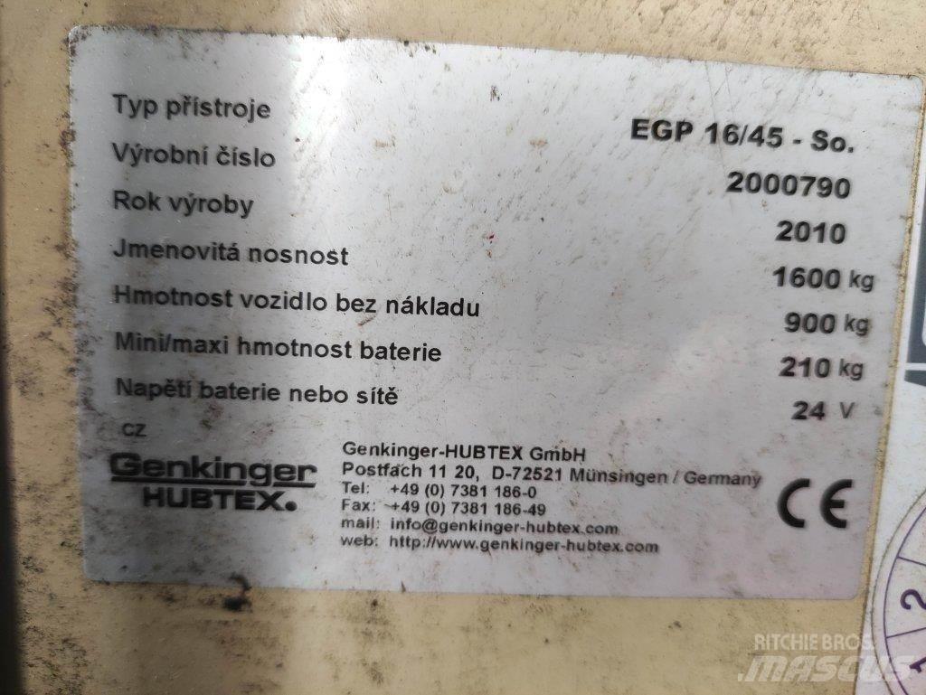 Hubtex EGP16/45-So Apiladores eléctricos
