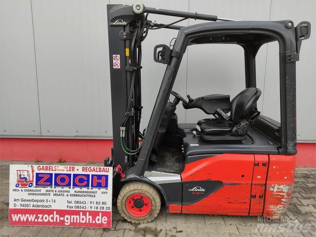 Linde E16-02-386-EVO Carretillas de horquilla eléctrica
