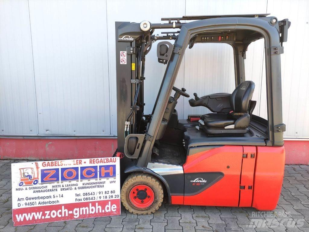 Linde E16C-02-386 EVO Carretillas de horquilla eléctrica