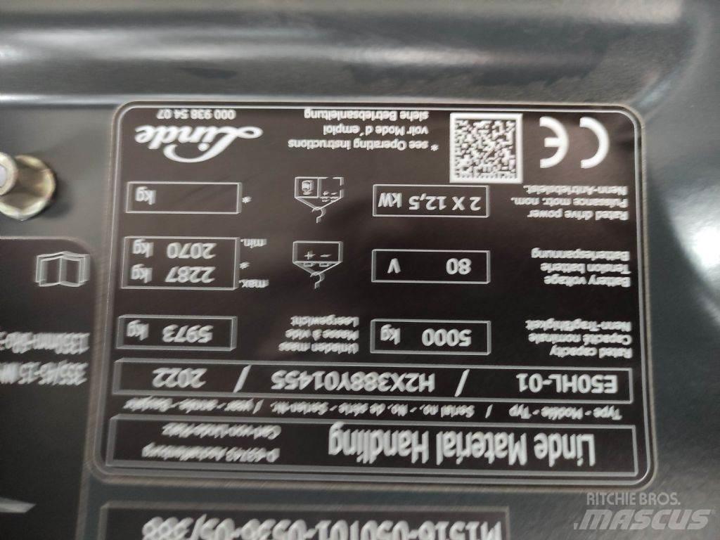 Linde E50HL-01-388 Carretillas de horquilla eléctrica