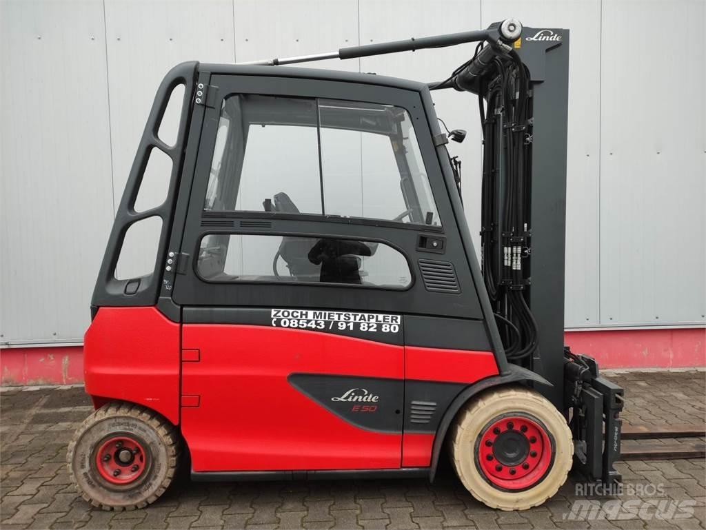 Linde E50HL-01-600 Carretillas de horquilla eléctrica