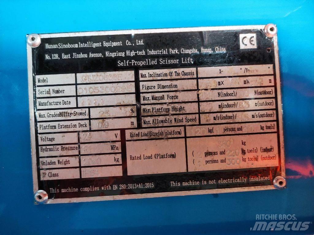 Sinoboom 2132E/GTJZ0608E Plataformas tijera