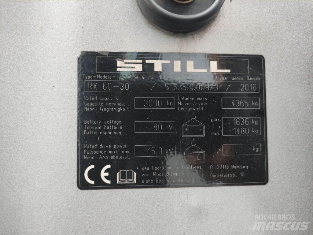 Still RX60-30 Carretillas de horquilla eléctrica