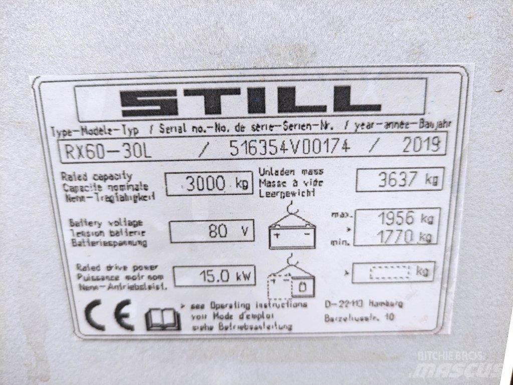 Still RX60-30 L Carretillas de horquilla eléctrica