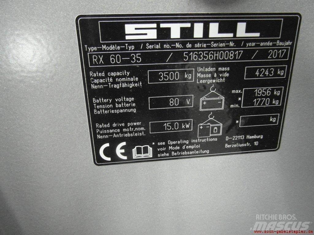 Still RX60-35 Carretillas de horquilla eléctrica