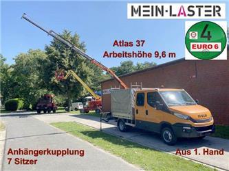 Iveco Daily 50C18 Doka Atlas 37 7m-350 kg AHK