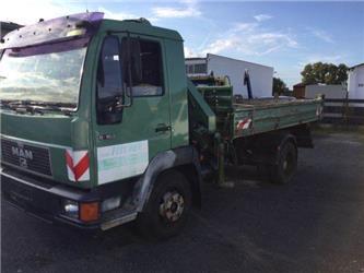 MAN 8.163 Meiler Kipper mit Atlas 60.1 Ladekran