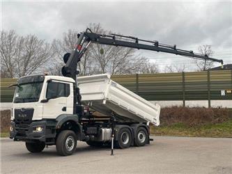 MAN TGS 28.430 6x4-4/3-Seiten- Kipper / Hiab 228-6