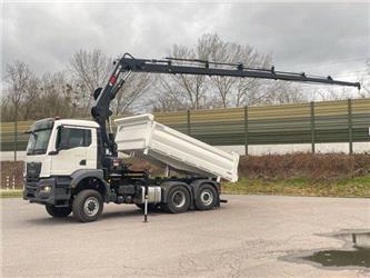 MAN TGS 28.430 6x4-4/3-Seiten- Kipper / Hiab 228-6