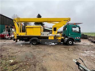 Mercedes-Benz Hebebühne DA21 Ruthmann Aufbau 27 m 1.Hand