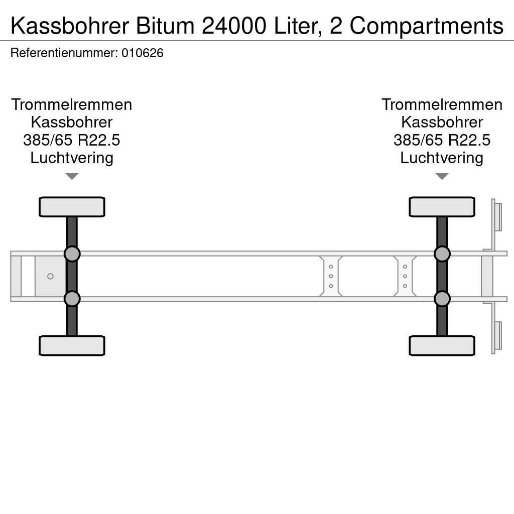 Kässbohrer Bitum 24000 Liter, 2 Compartments Semirremolques cisterna