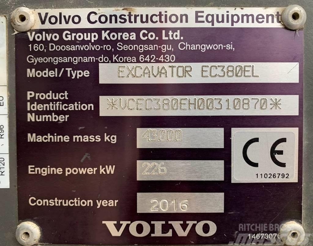 Volvo EC 380 EL Excavadoras de cadenas