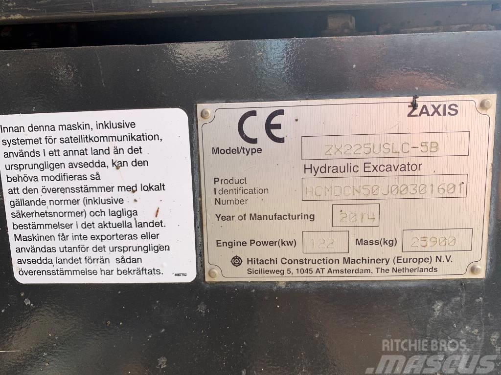 Hitachi ZX 225 USLC - 5B Excavadoras de cadenas