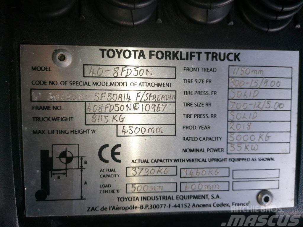 Toyota 40-8FD50N Carretillas diesel
