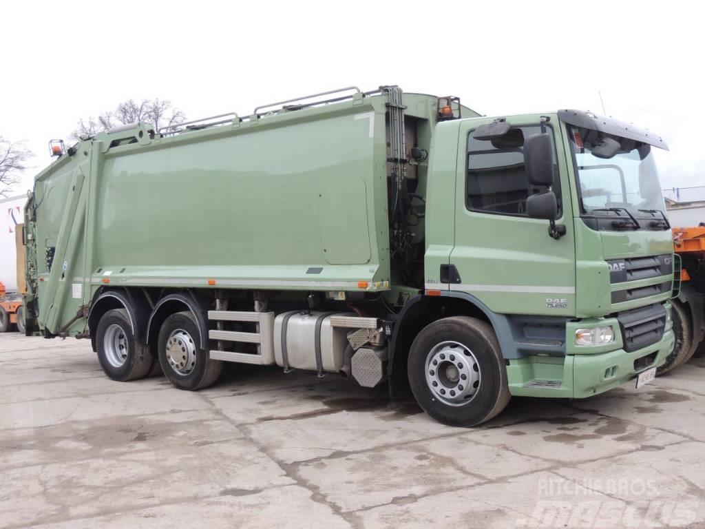 DAF CF 75.250 Śmieciarka, 2012rok, 6x2, 250KM, EURO EE Camiones de basura