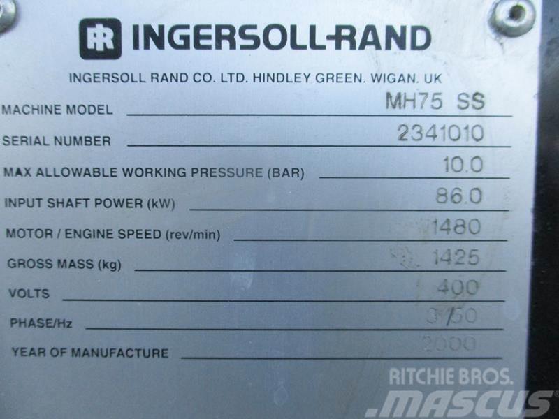 Ingersoll Rand MH 75 SS Compresores