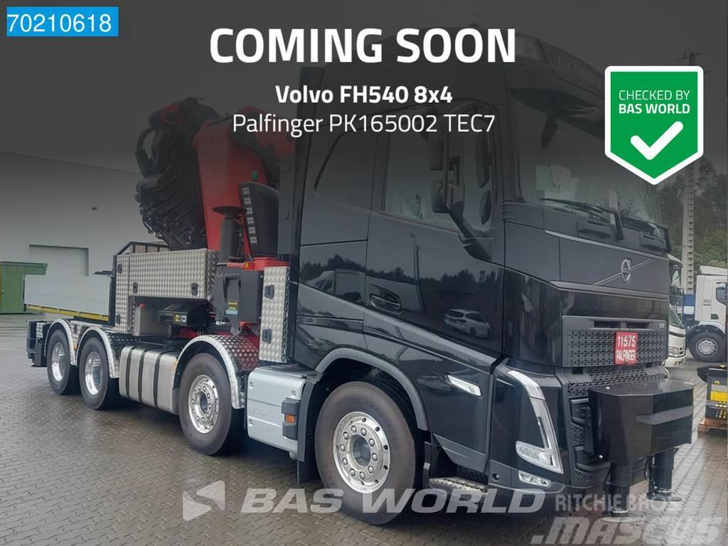 Volvo FH 540 8X4 NEW! Palfinger PK165002 TEC7 Kran Crane Camiones plataforma
