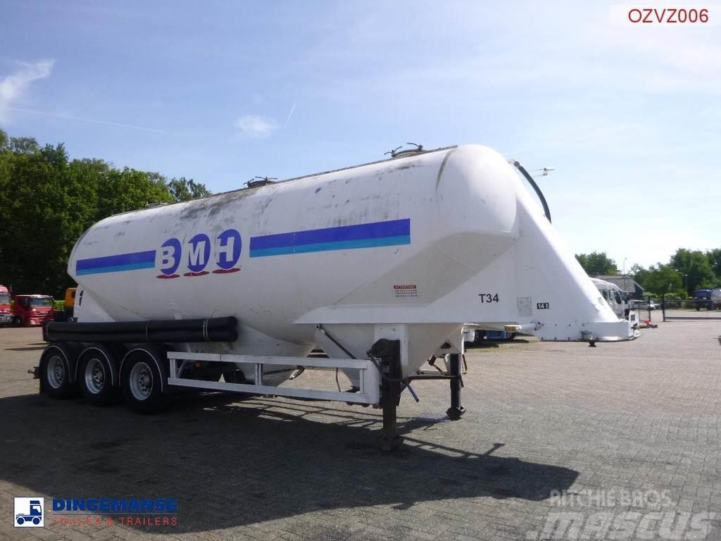 Zvvz Powder tank alu 40 m3 / 1 comp Semirremolques cisterna