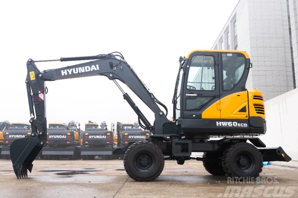 Hyundai New Brand Wheel Excavator Excavadoras de ruedas