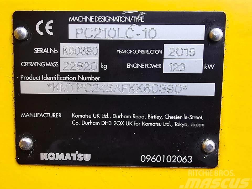 Komatsu PC 210 LC-10 Excavadoras de cadenas