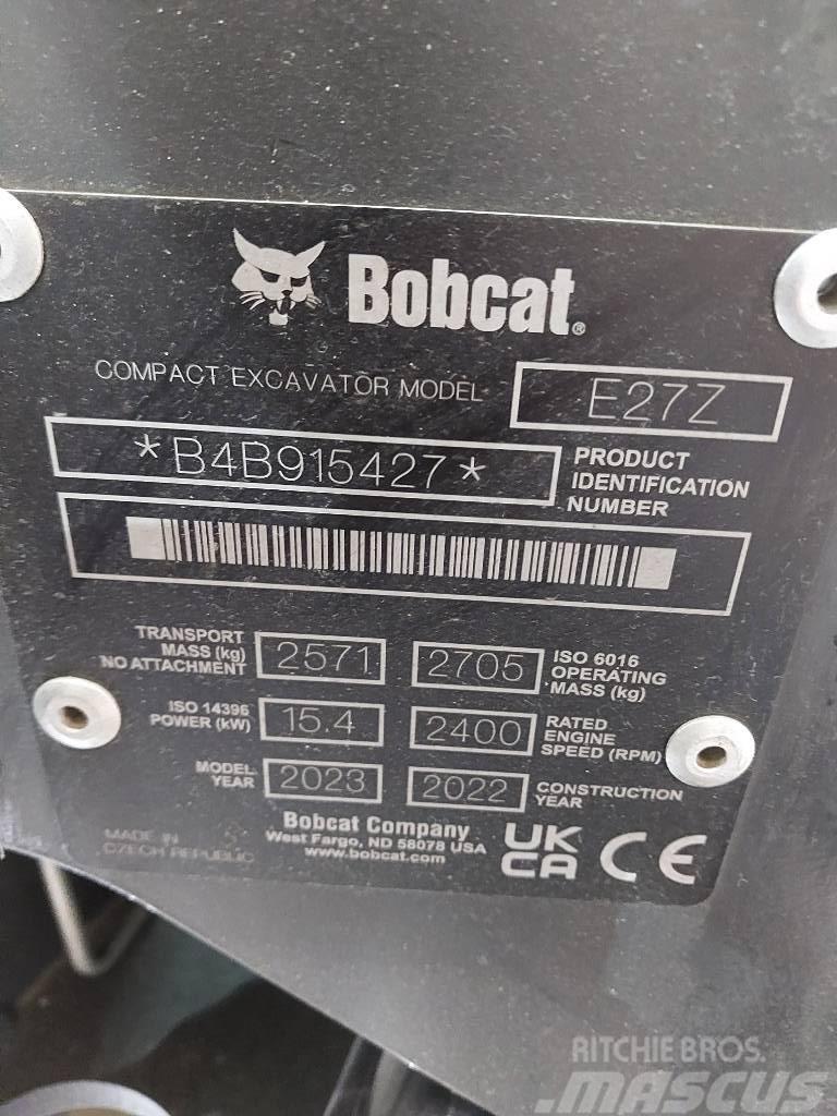 Bobcat E 27 Z Mini excavadoras < 7t