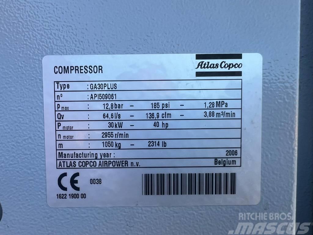 Atlas Copco Compressor, Kompressor GA 30+ FF Compresores