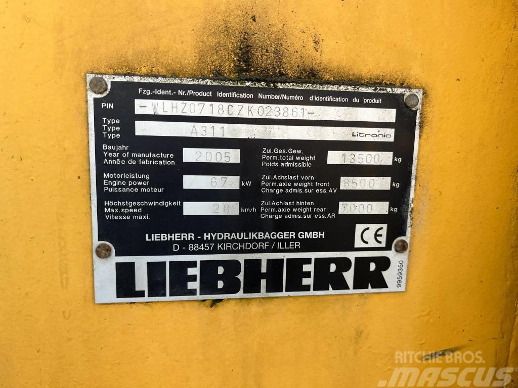 Liebherr A 311 Litronic Excavadoras de ruedas