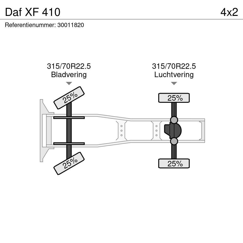 DAF XF 410 Cabezas tractoras