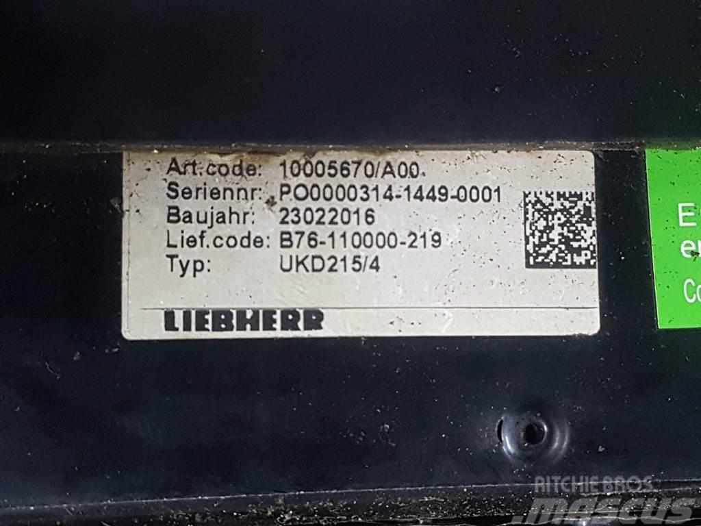 Liebherr A934C-10005670-UKD215/4-Airco condenser/Koeler Chasis y suspención