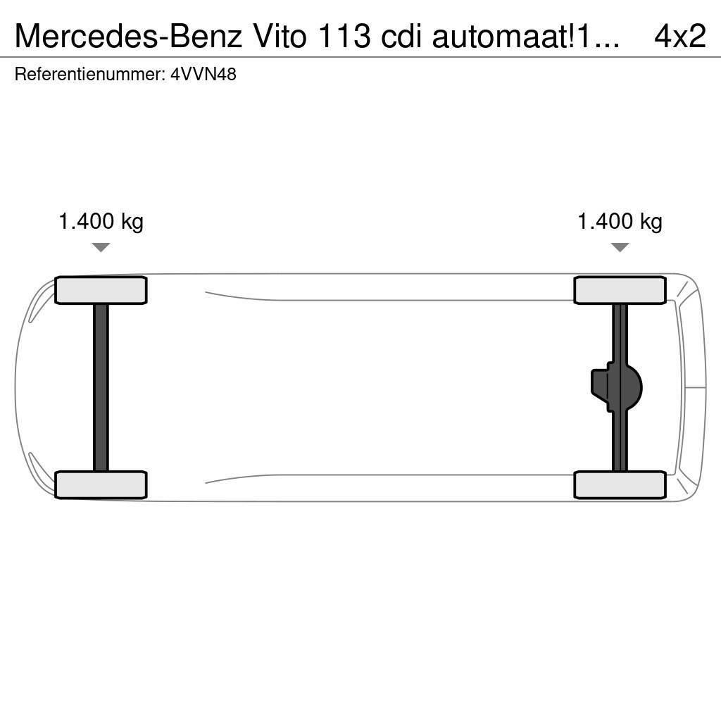 Mercedes-Benz Vito 113 cdi automaat!140dkm!! Furgonetas de caja cerrada
