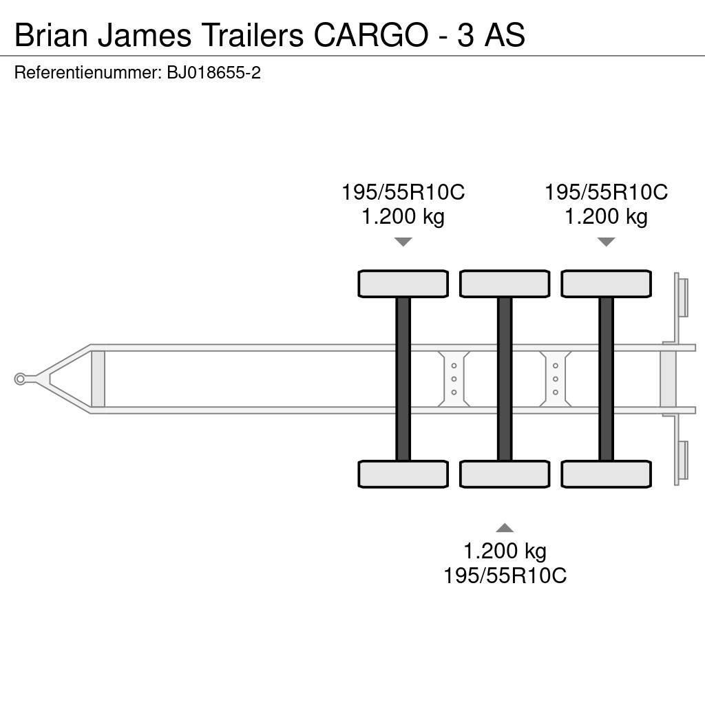 Brian James Trailers CARGO - 3 AS Remolques para transporte de vehículos