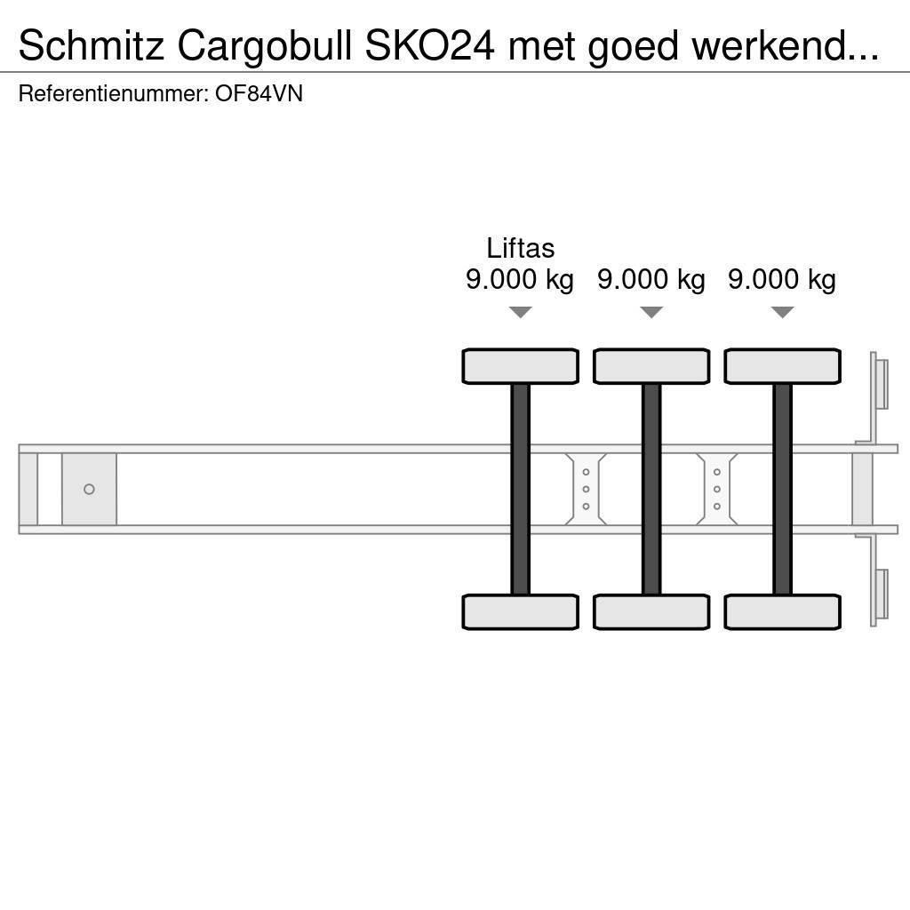 Schmitz Cargobull SKO24 met goed werkende carrier vector koelmotor, Semirremolques isotermos/frigoríficos