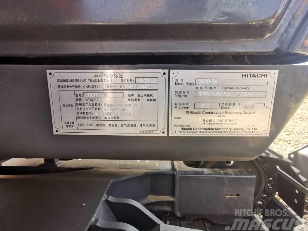 Hitachi ZX 70 Mini excavadoras < 7t