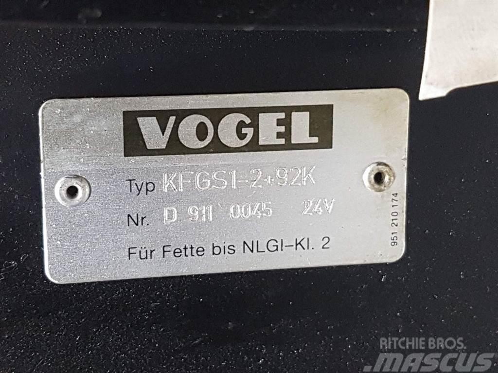 Liebherr A924-Vogel KFGS1-2+92K 24V-Lubricating system Chasis y suspención