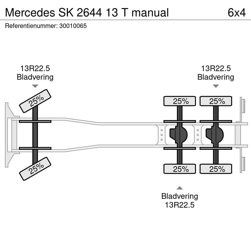 Mercedes-Benz SK 2644 13 T manual Camiones bañeras basculantes o volquetes