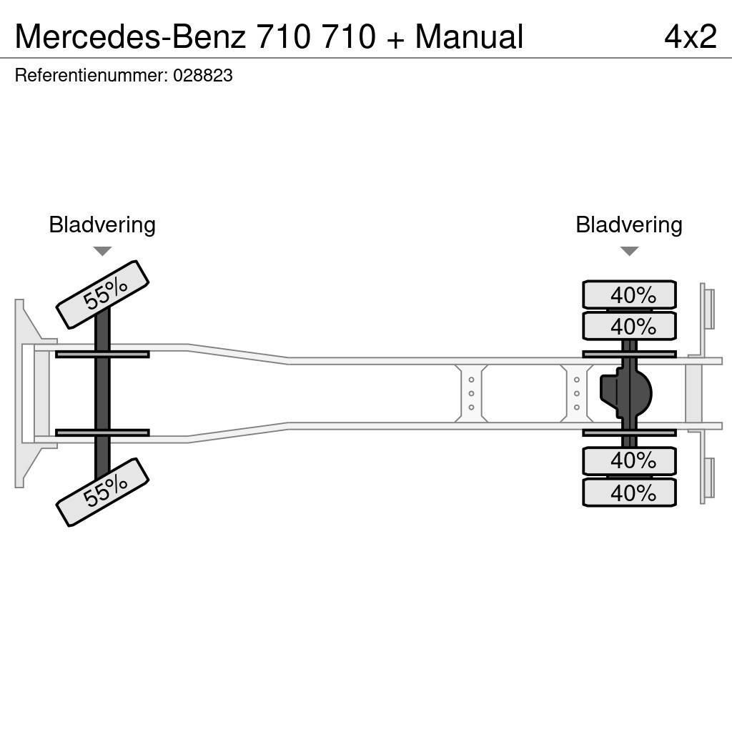 Mercedes-Benz 710 710 + Manual Camiones caja cerrada