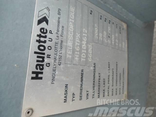 Haulotte H 16 TPX Plataformas de trabajo telescópica
