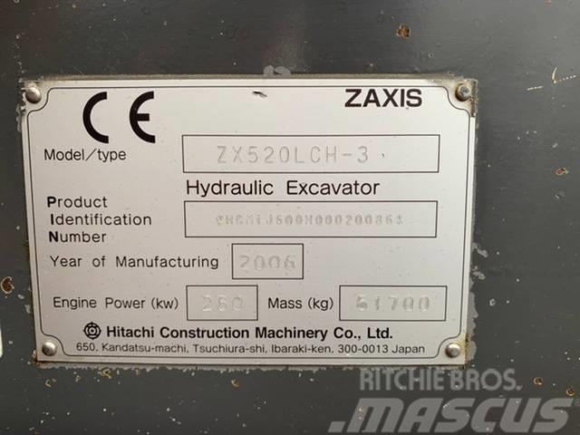 Hitachi ZX520LCH-3, low hours Excavadoras de cadenas