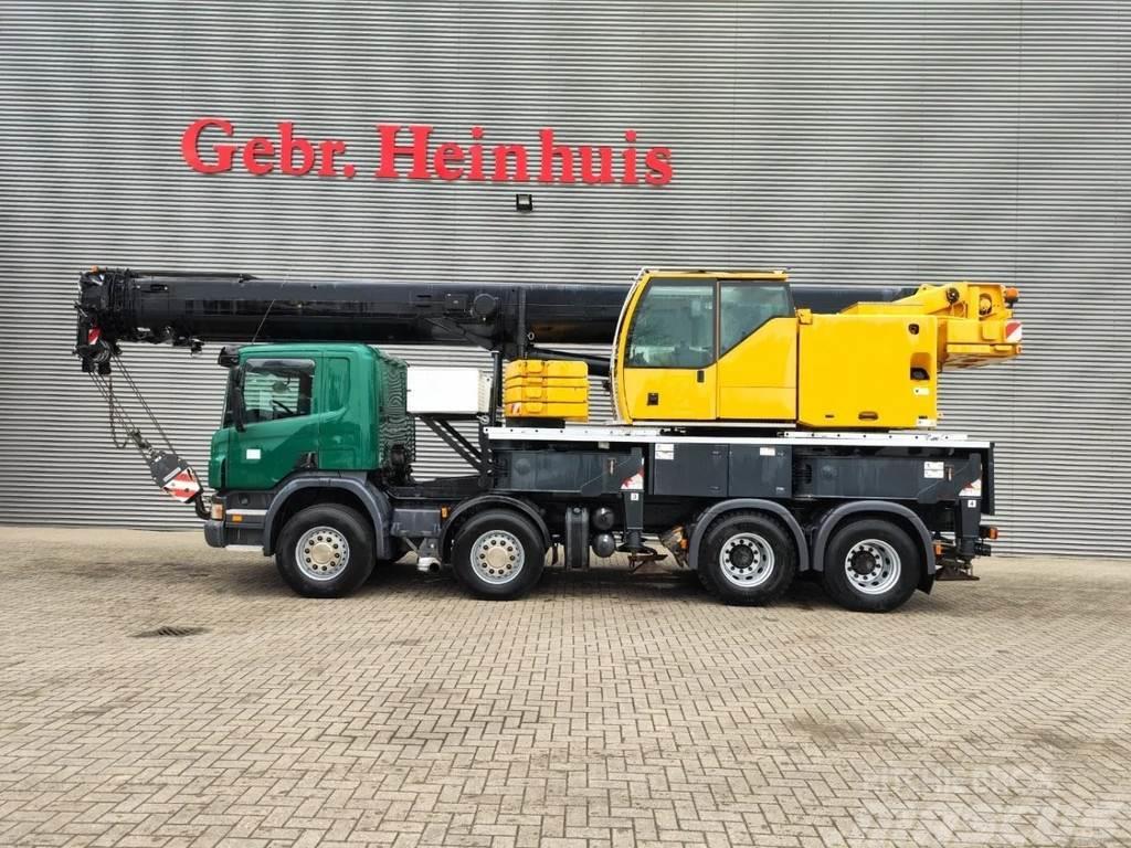 Liebherr LTF 1045-4.1 Scania P420 8x4 Euro 5 German Truck! Grúas todo terreno
