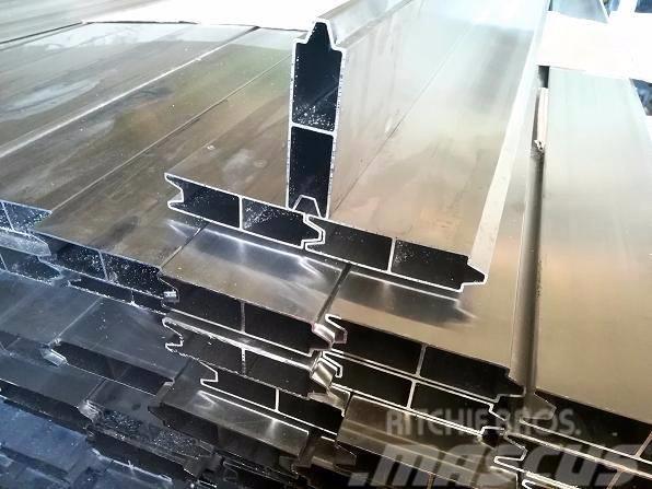 aliuminio bortines lentos užuolaidinės alumines -  Semirremolques con caja de lona