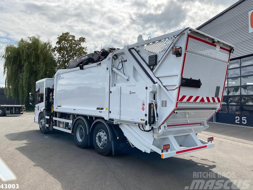 Mercedes-Benz Econic 2630 Euro 6 Hiab 23 Tonmeter laadkraan Camiones de basura